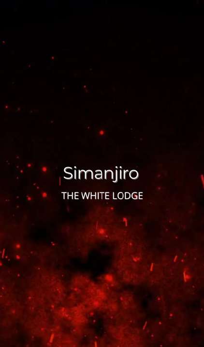 Grafica per il singolo Simanjiro di The White Lodge
